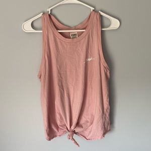 VS PINK front knot tank top